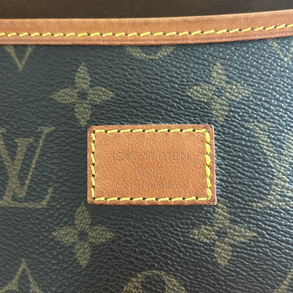 Louis Vuitton Monogram Canvas Crossbody Bag in Brown and Natural Vachetta - Picture 4 of 6
